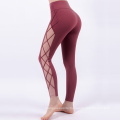 Women Mesh Leggings Lace Up Leggings Tights Activ Wear Woman Yoga Fitness Legging